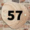 Houten nerf - Traditioneel Naambord Organisch middel -sfeer10