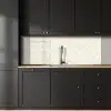 Abstract - Motief - Beige keuken achterwand 2 middel 871 -sfeer1