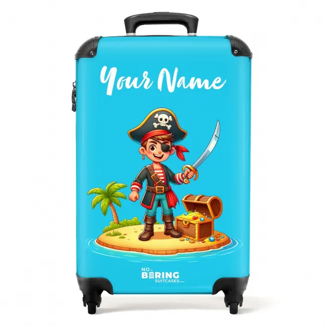 Schateiland Santiago NBS - Handbagage koffer - Kinderen Unisex middel -productfoto_recht