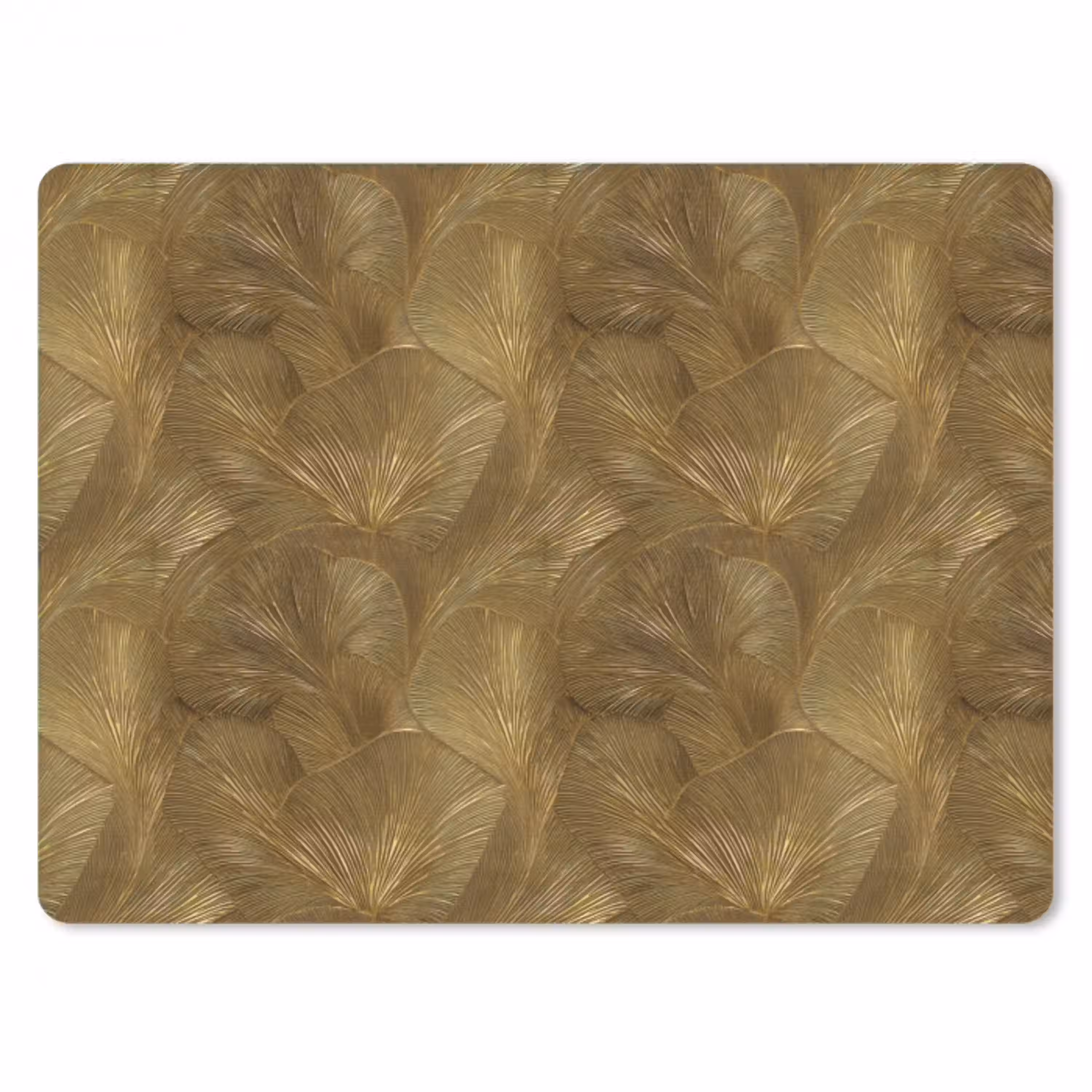 Organisch - Lijnen - Goud muismat rubber klein 262 -3d