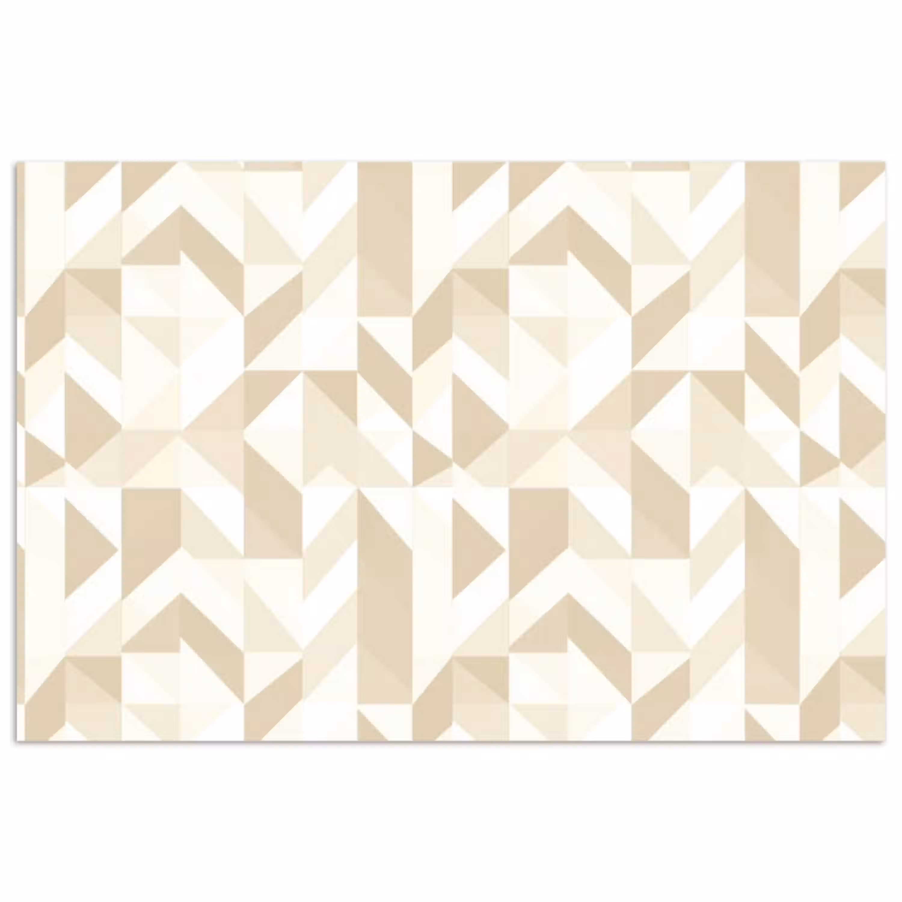 Modern - Abstract - Beige poster papier klein 62 -3d