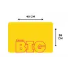 Dream big - Geel - Grafisch Placemat vinyl groot -specs