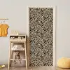 Giraf - Zebra - Motief - Bruin deurposter klein 289 -sfeer4