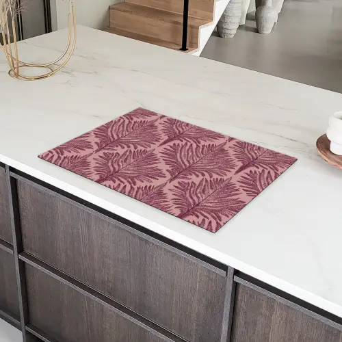 Varen - Patroon - Paars Inductie beschermer vinyl 3mm klein 276 -sfeer8
