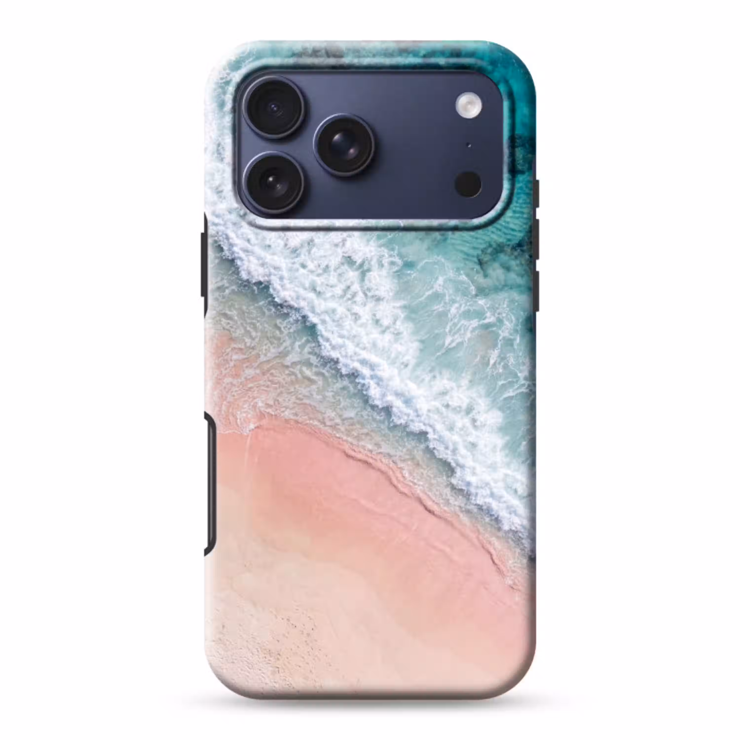 Strand - Oceaan - Golven - Roze Zand - Natuur Toughcase MagSafe Apple iPhone 17 Pro Max klein -3d
