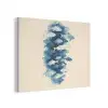Vissen - Minimalistisch - Blauw PET vilt klein -3d