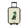 Dino - Dier - Groen Kinderkoffer - Zwart klein -3d