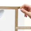 Delftsblauw - Haasje - Wit Light Box met batterij (Wandlamp) middel -USP_websiteprintNL