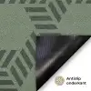 Patroon - Groen - Geometrisch Deurmat klein 898 -antislip_NL