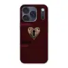 Bordeaux - Sleutelplaat - Hout - Deur Telefoonhoesje iPhone 17 Pro klein -3d