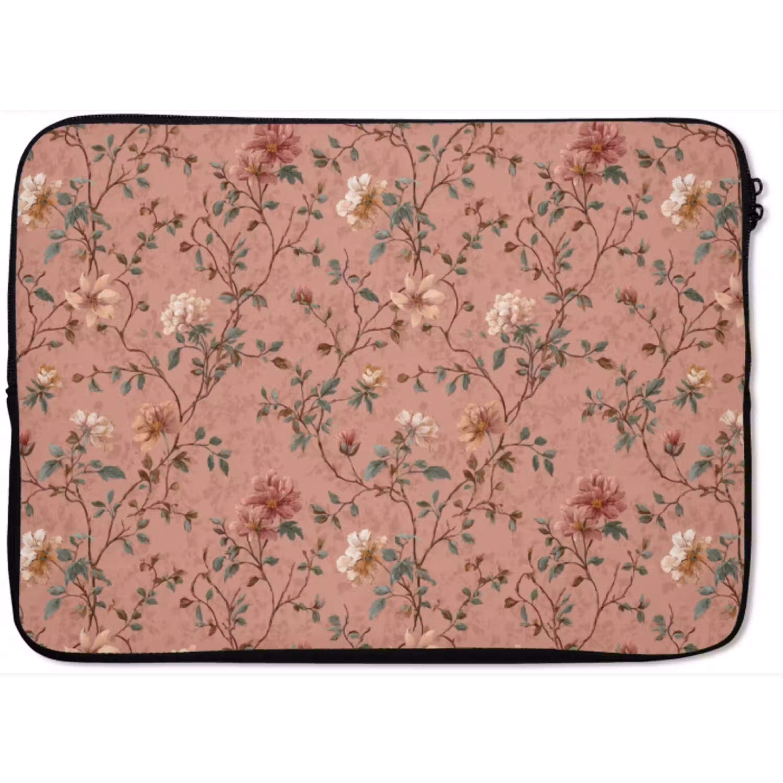 Botanisch - Bloemen - Roze laptophoes neopreen klein 279 -zkaufland3dotto