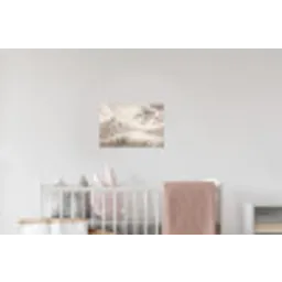 Landschap - Bergen - Meer - Natuur Muursticker klein -kinderkamer