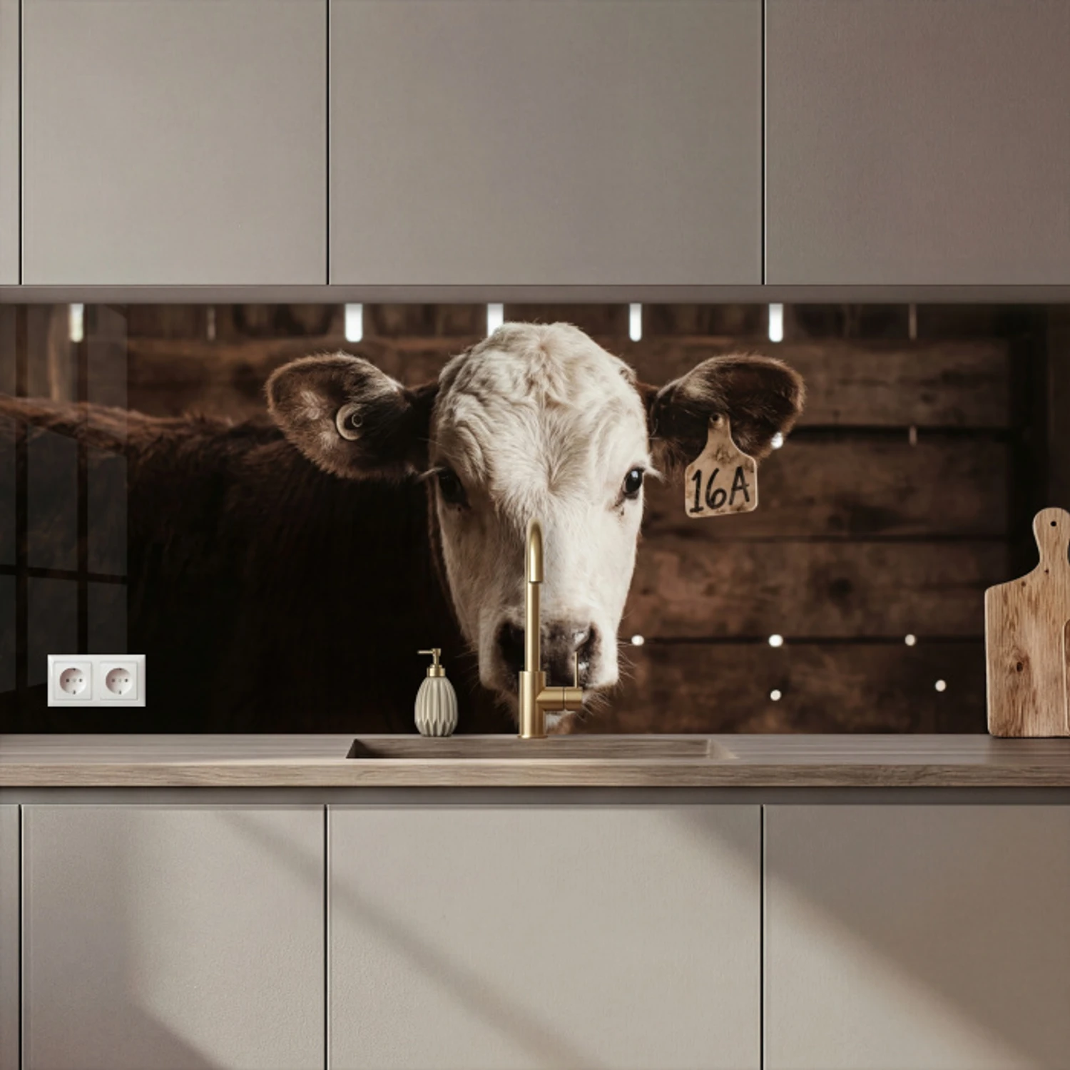 Kalf - Oormerk - Houten stal keuken achterwand 2 middel zz_3dshopping
