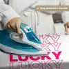 Lucky - Roze - Patroon Wandkleed katoen klein -sfeer9