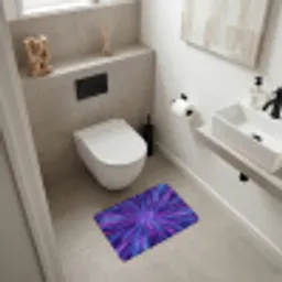 Dynamisch - Ruimte - Kleurrijk Badmat klein -sfeer4
