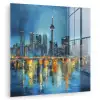Skyline Toronto - Water - Stadslichten - Toren plexiglas 5mm klein -zzzproduct_nieuw