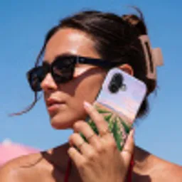 Tulpen - Landschap - Roze Toughcase MagSafe Apple iPhone 17 klein -Sfeer2V