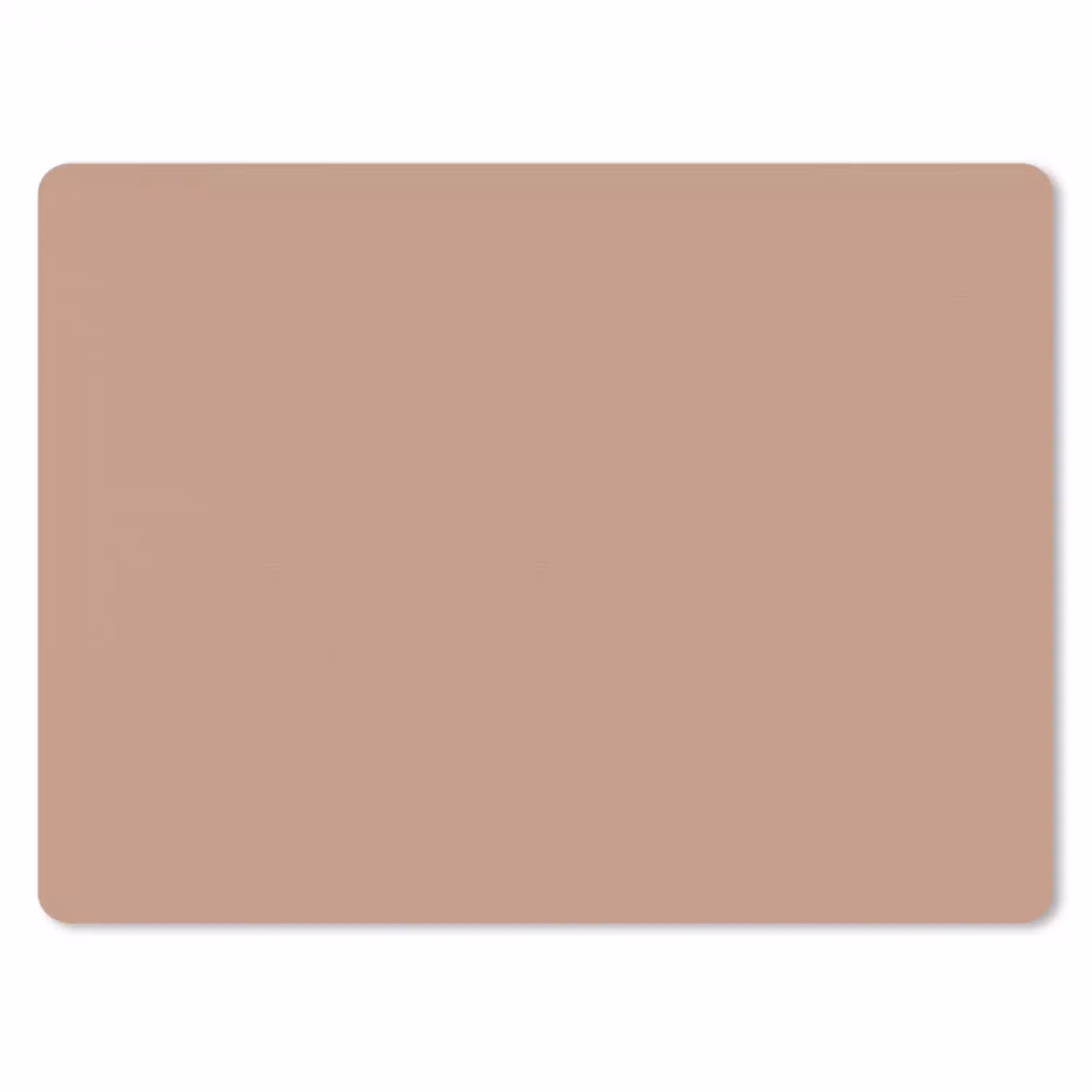 Beige - Kleur - Roze muismat rubber klein 262 -3d