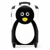 Dierenportret - Pinguïn - kinderen Koffer - NBS - Handbagage middel -productfoto_recht