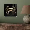Goud - Krab - Dieren - Zwart plexiglas 5mm klein -sfeer3