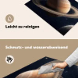 Planeten - Saturnus - Ruimte Inductie beschemer met haakjes klein -ky-schoon-de