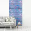 Paars - Blauwe - Muur fotobehang vinyl groot 64 -woonkamer