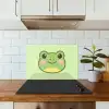 Kikker - Groen - Vriendelijkheid keuken achterwand spatscherm klein -sfeer2
