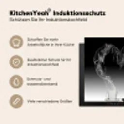 Harmonie in Zwart en Wit Inductie beschermer vinyl 3mm middel -tsfeer2_DE