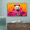 Kimono - Roze - Panda - Bloemenkroon canvas 2cm klein -sfeer4