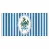 Illustratie - Bessen - Blauw - Strepen Muismat XXL klein -3d_leeg