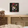 Stilleven met bloemen in een glazen vaas - Schilderij van Jan Davidsz. de Heem plexiglas 5mm klein -sfeer4