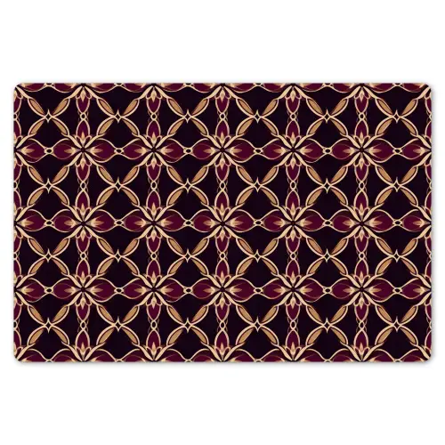 Symmetrisch - Tegel - Burgundy Placemat vinyl groot 368 -zzsfeer1_Kitchenyeah-website