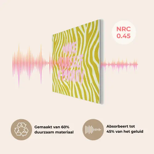 Zebraprint - Priority - Roze PET vilt klein -USP_NL