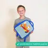 Vos - Vliegtuig -  Vliegen Kinderrugzak - Blauw middel -sfeer1_NL