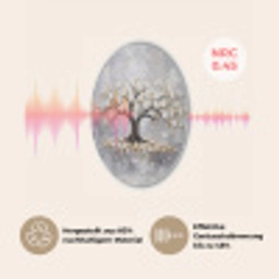 Boom - Bloemen - Natuur - Abstract - Wit Akoestische PET Vilt - Rond klein -USP_DE