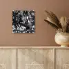 Springen - Paard - Zwart - Wit plexiglas 5mm klein -sfeer5