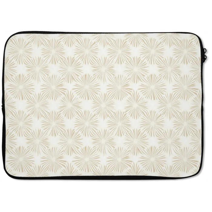 Abstract - Motief - Beige laptophoes neopreen klein 279 -zkaufland3dotto