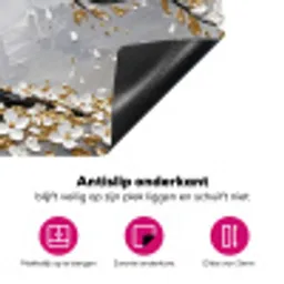 Boom - Bloemen - Natuur - Abstract - Wit Inductie beschermer vinyl 3mm klein -wsfeer4_website