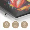 Paprika - Peer - Citroen - Graffiti - Verf - Abstract plexiglas 5mm klein -sfeer2