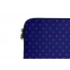 Yes fun - Rood - Blauw - Stippen laptophoes neopreen klein -detail