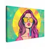 Zonnebril - Vrouw - Zonnig - Geel canvas 2cm klein -z3d
