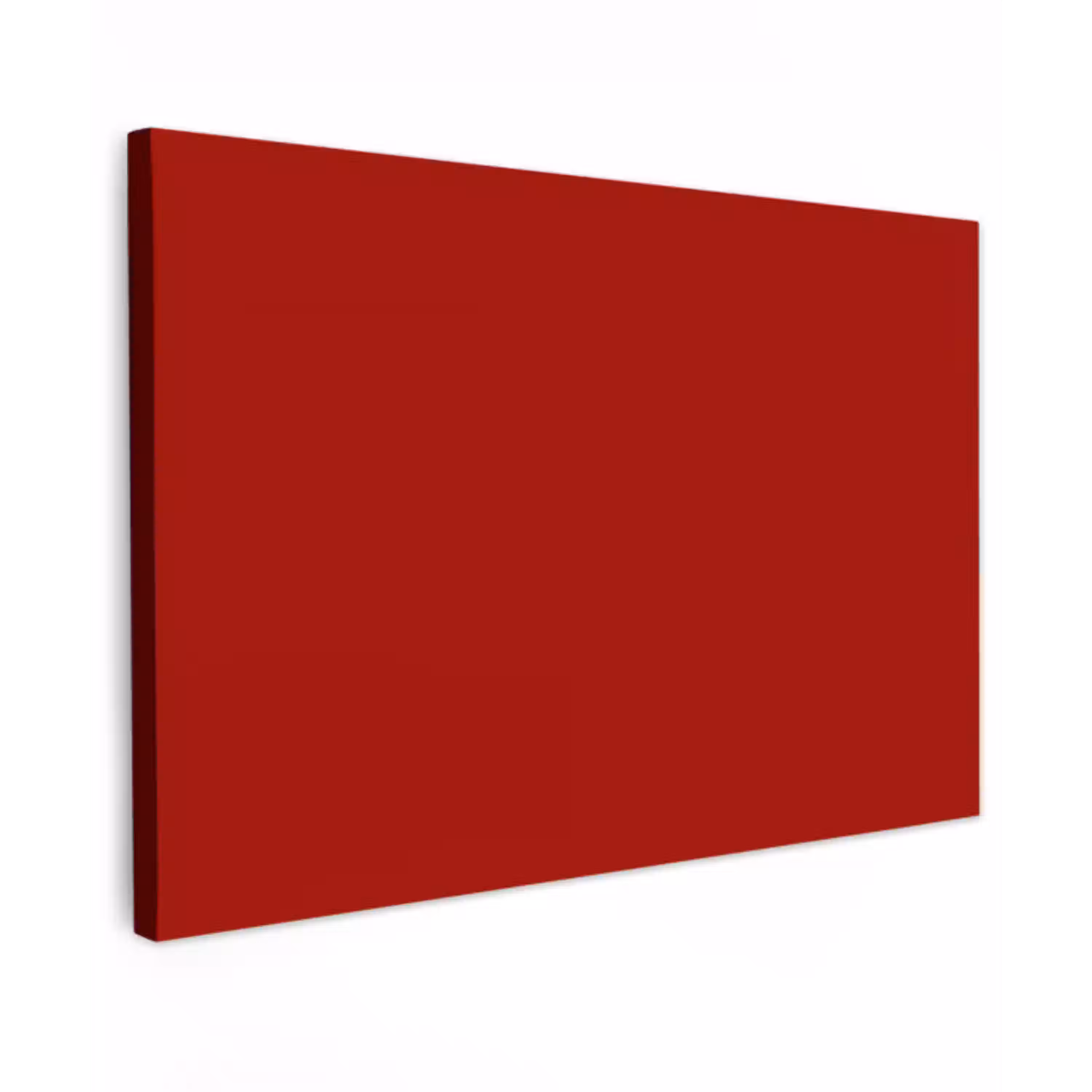 Oxblood - Maroon - Rood Tuinposter op houten frame 2 cm dik klein 845 -3d