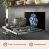 Pot - Delfts Blauw - Bloemen keuken achterwand spatscherm klein -usp_NL