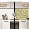 Boho - Patronen - Mandala - Bloemen keuken achterwand 2 middel 871 -voor-na2_NL