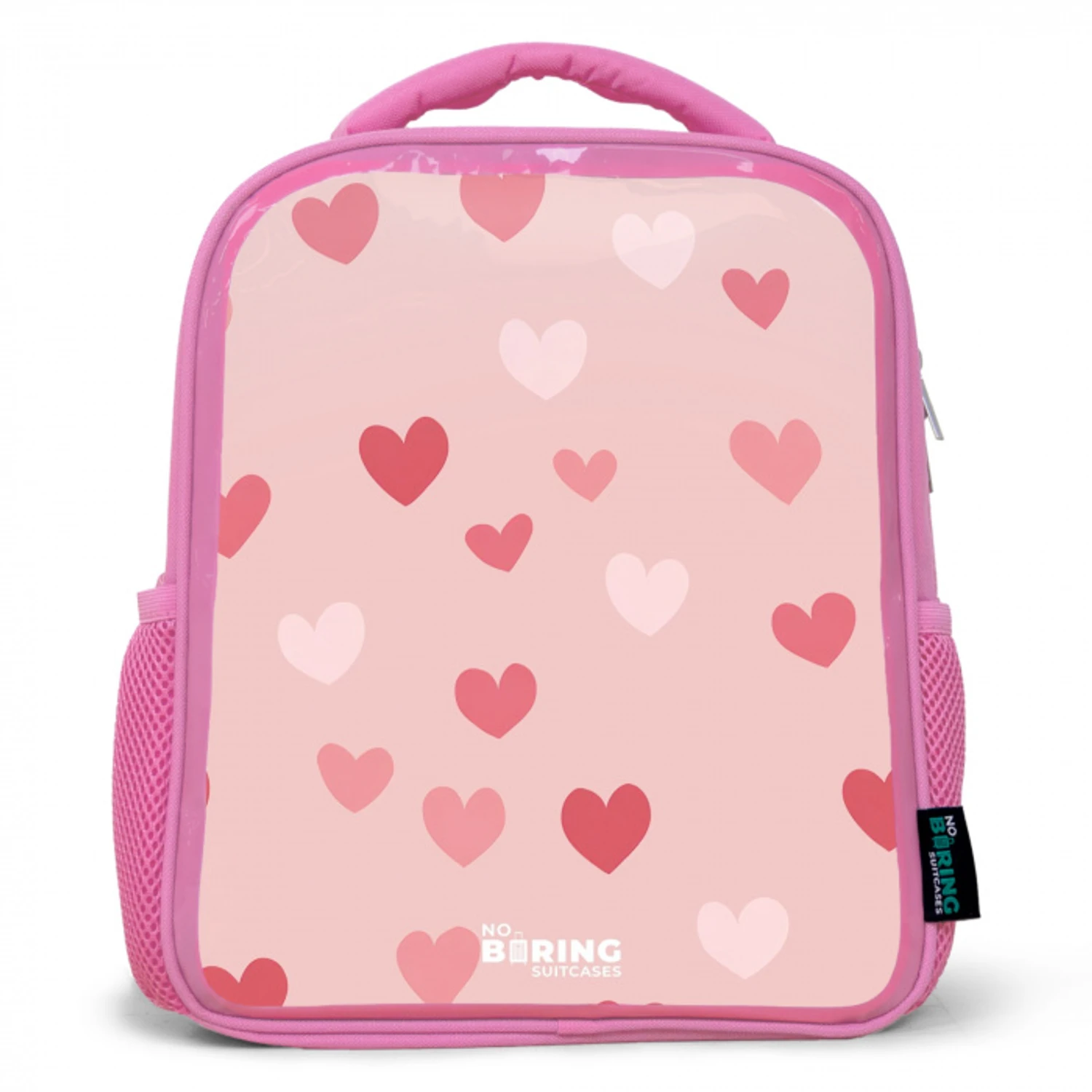 Hartjes Kinderrugzak - Roze middel -3d