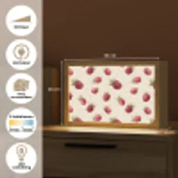 Framboos - Stippen - Rood Light Box met kabel (Tafellamp) klein 924 -USP_websiteoverzichtNL