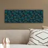 Blauw - Patroon - Retro canvas 2cm klein 828 -sfeer3