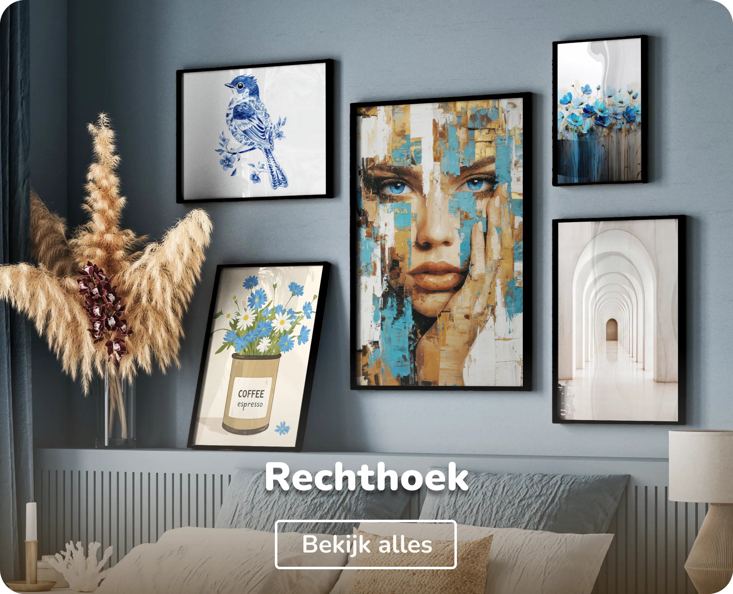 Poster in lijst rechthoek