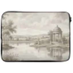 Landschap - Water - Natuur - Sepia laptophoes neopreen klein -zkaufland3dotto