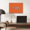 Cool - Stippen - Oranje PET vilt klein -sfeer5